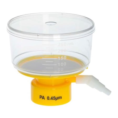 Celltreat CELLTREAT  250mL Bottle Top Filter, Nylon Filter Material, 0.45m, 75mm, Sterile 229732